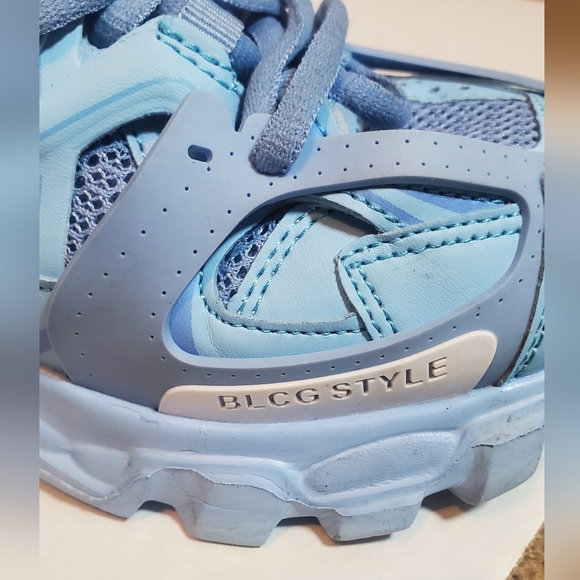 Unisex Blue MFCT BLCG Ultra Breathable Sports Sneakers Streetwear Athletic Shoes - Picture 7 of 10